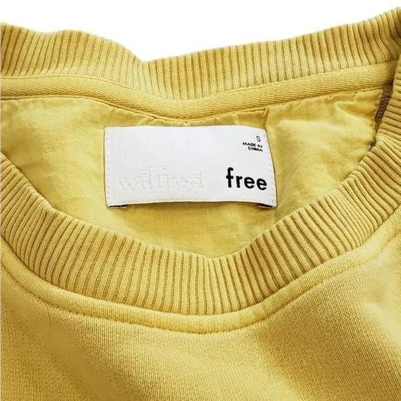 Wilfred Free Yellow Relaxed Fit Nan Sweater S - Picture 5 of 5
